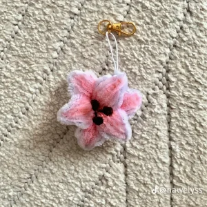 charme fleur rose