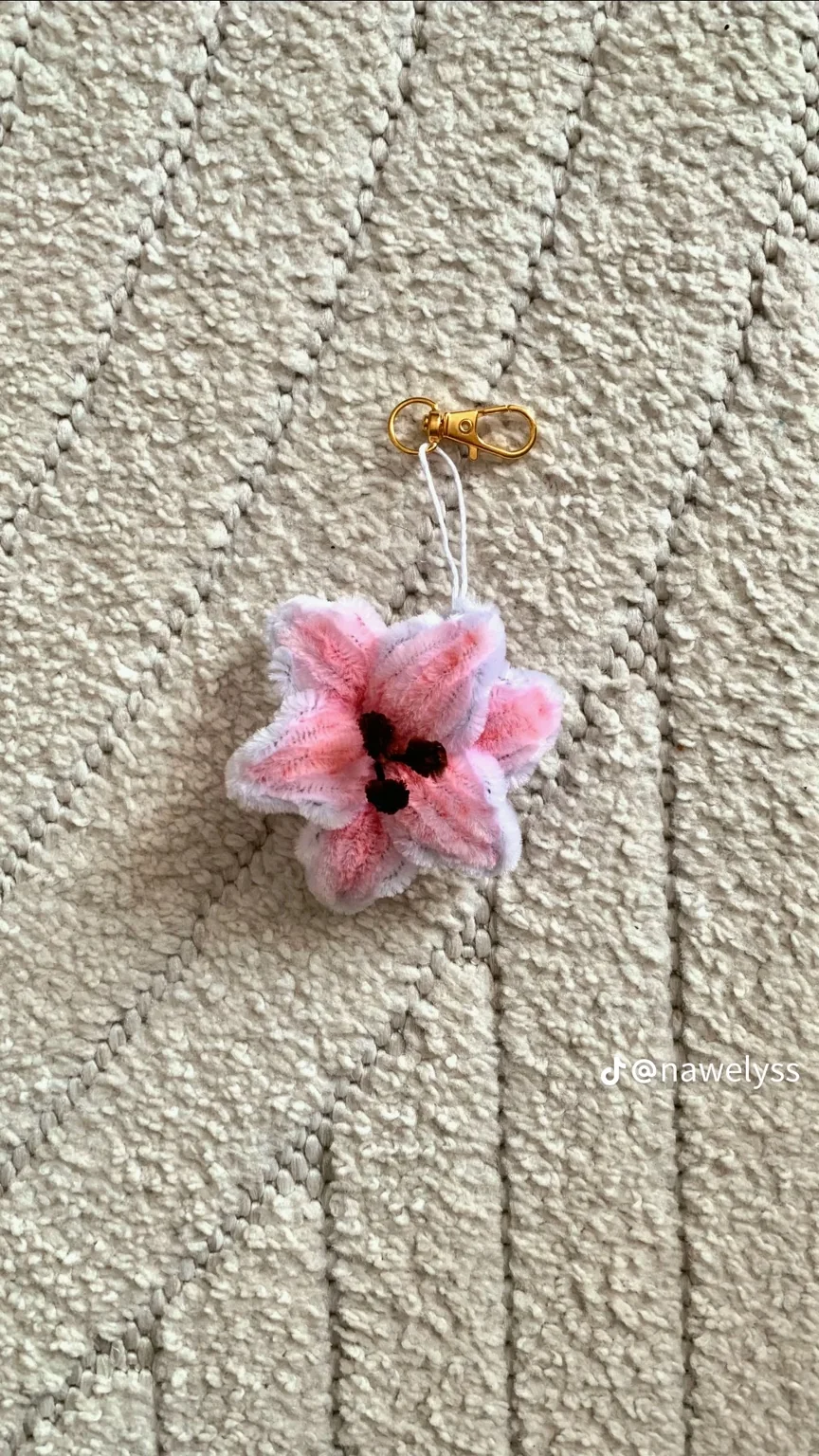 charme fleur rose